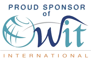 Proud Sponsor of the Organization of Women in International Trade - Badge